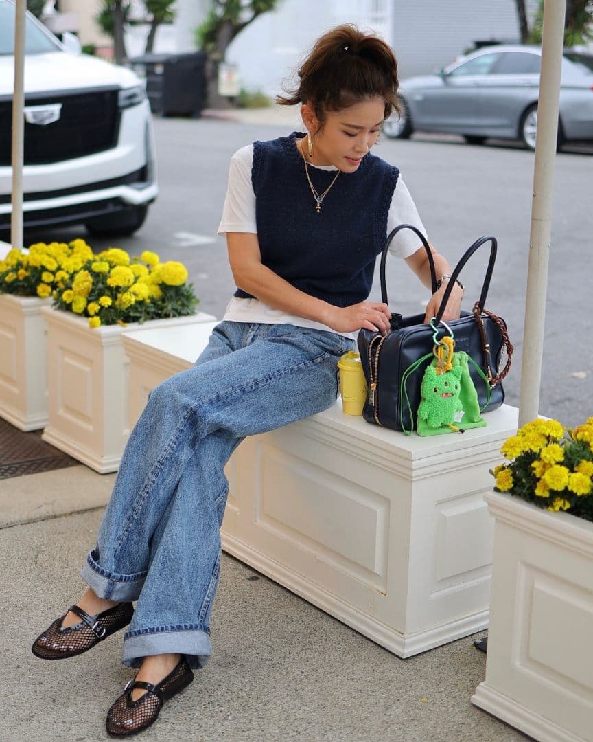 【gypsohila】Loose Fit Denim