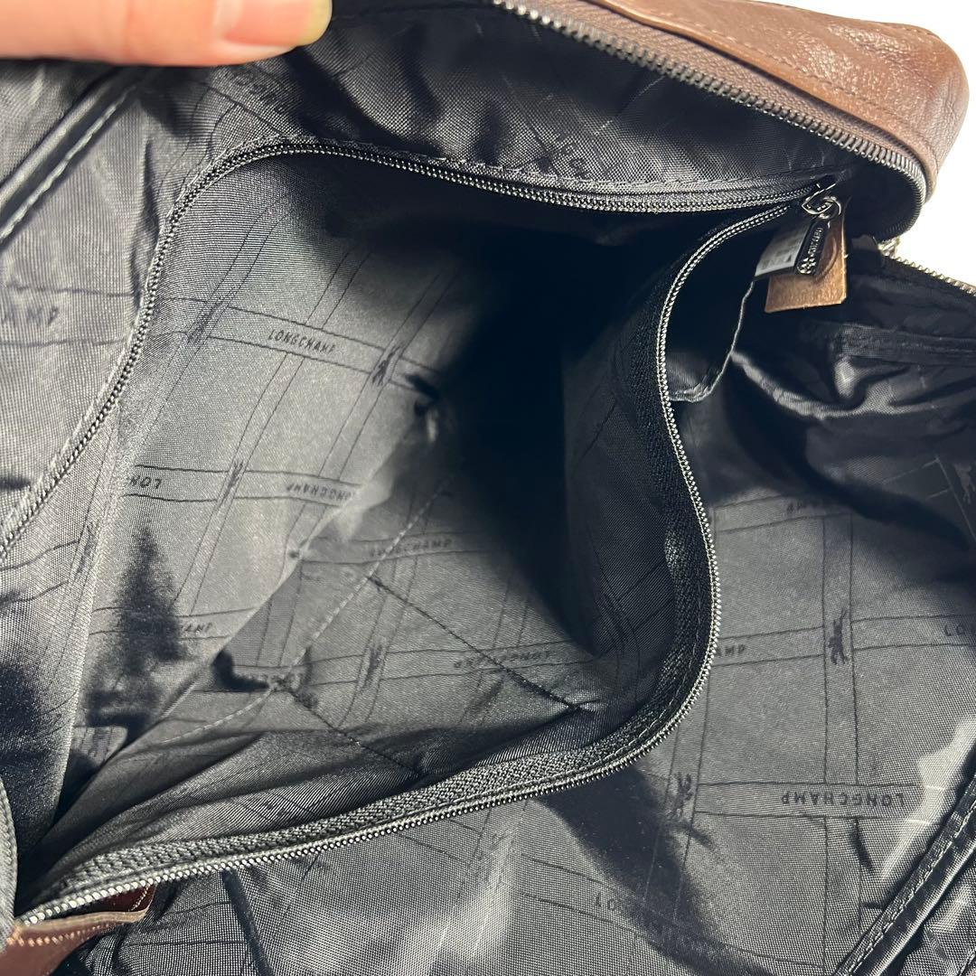 LONGCHAMP ロンシャン ビジネスバッグ ダークブラウン