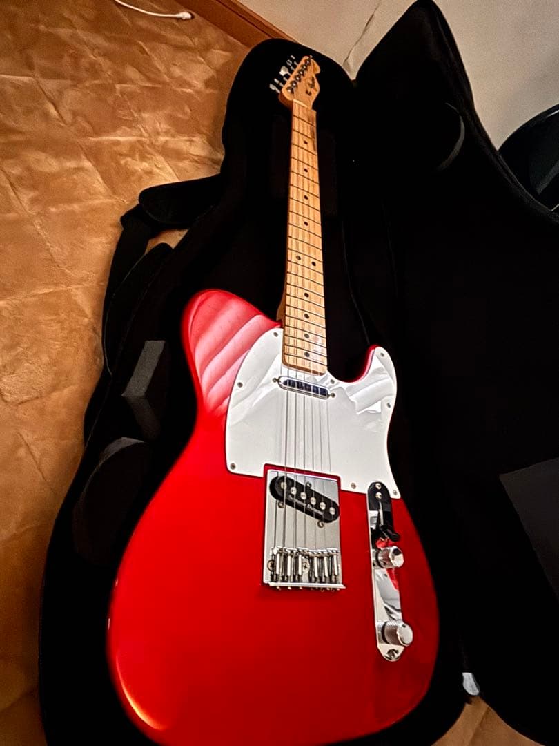 Fender Japan TL-STD テレキャスター 赤系 ソフトケース付き