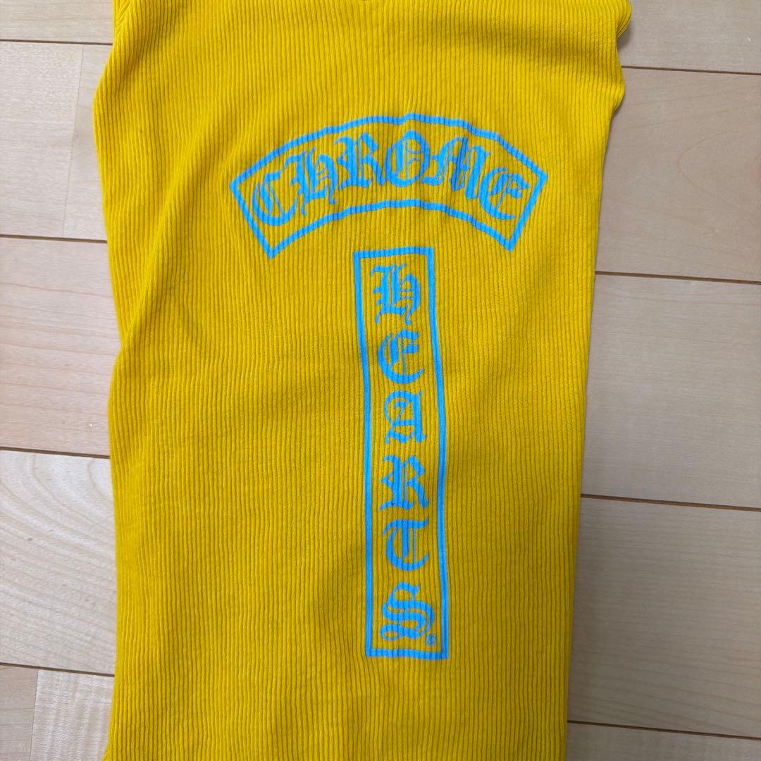 【希少 入手困難】クロムハーツ ロゴプリント タンクトップ