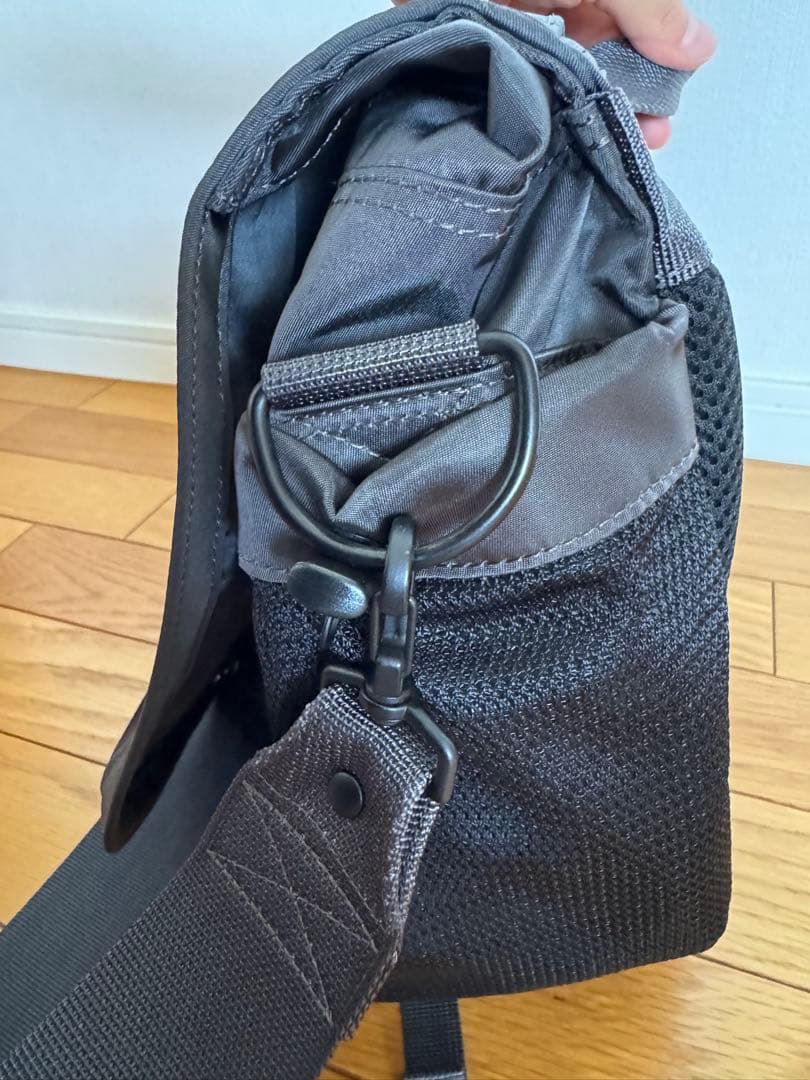 【美品 】POTR RIDE MESSENGER BAG /ナイロン/GRY