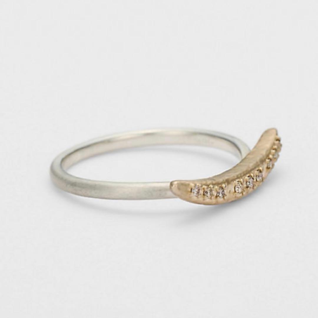 agete アガット 2025 シルバーリング k5 ダイヤモンド 13号