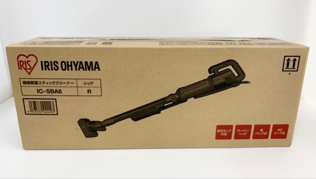 新品未使用 IRIS OHYAMA 極細軽量スティッククリーナー IC-SBA6