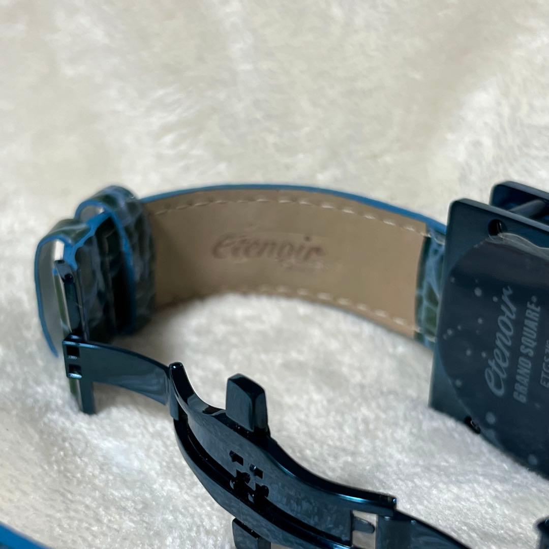 エテノワールetenoir 廃盤レアBLUEモデル腕時計 ETGS36自動巻き