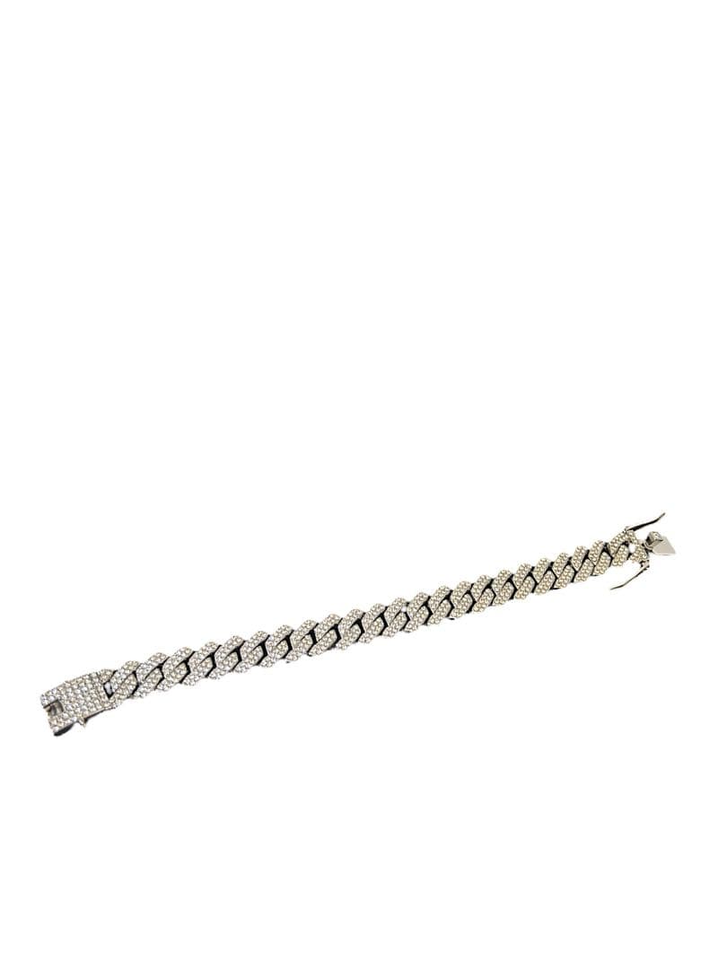 【証明書付き】モアサナイト 925Silver マイアミキューバンブレスレット