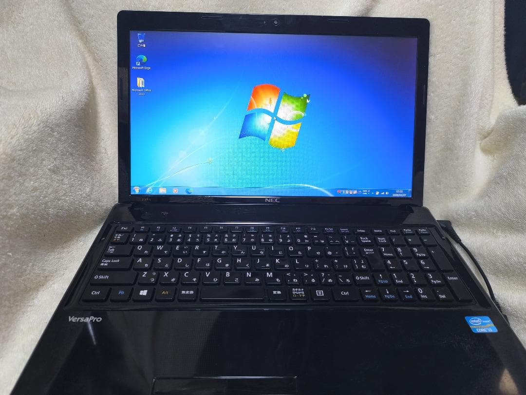 Windowsノート本体 NEC VersaPro PC-VJ24LF WinXP Win7 32bit