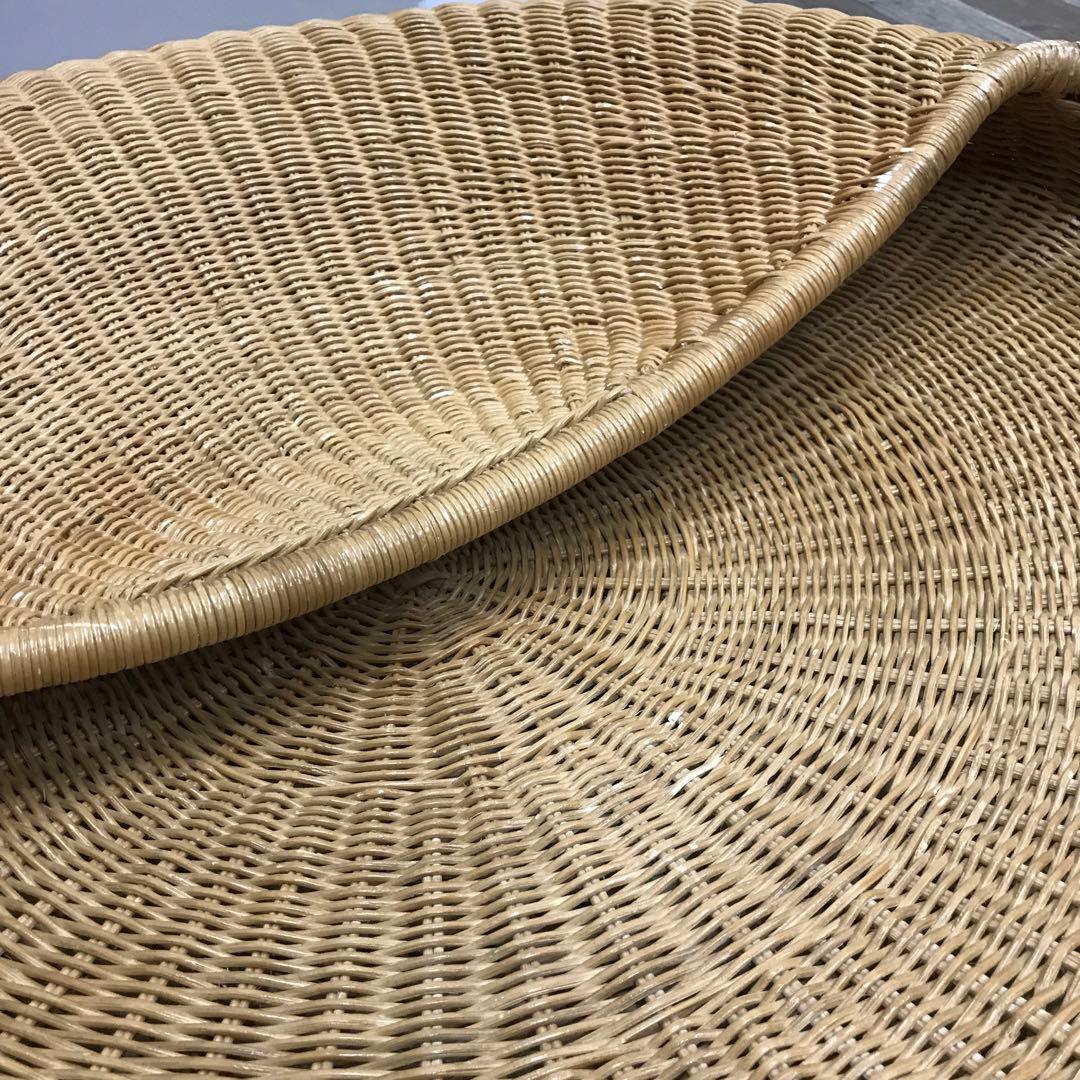 展示品 IDEE イデー POD ラタン 座椅子 あぐら