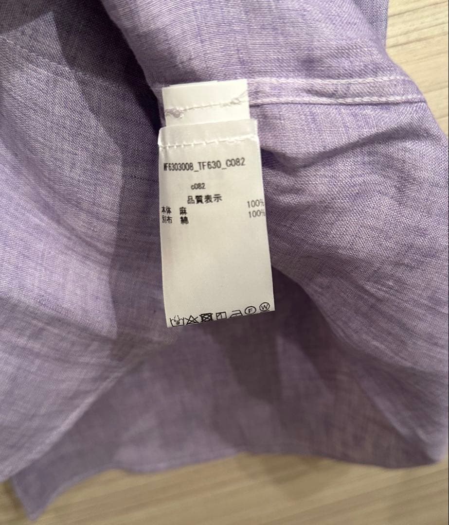 BRUNELLO CUCINELLI/リネンシャツ/サイズS/新品未使用