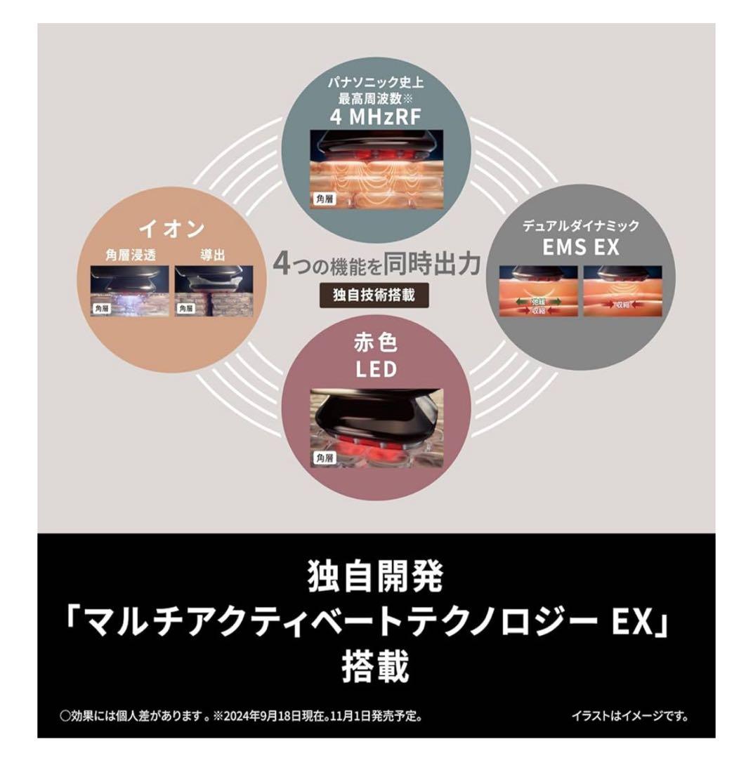 【新品未開封】Panasonic EH-SR86-T 美顔器 ブラウン