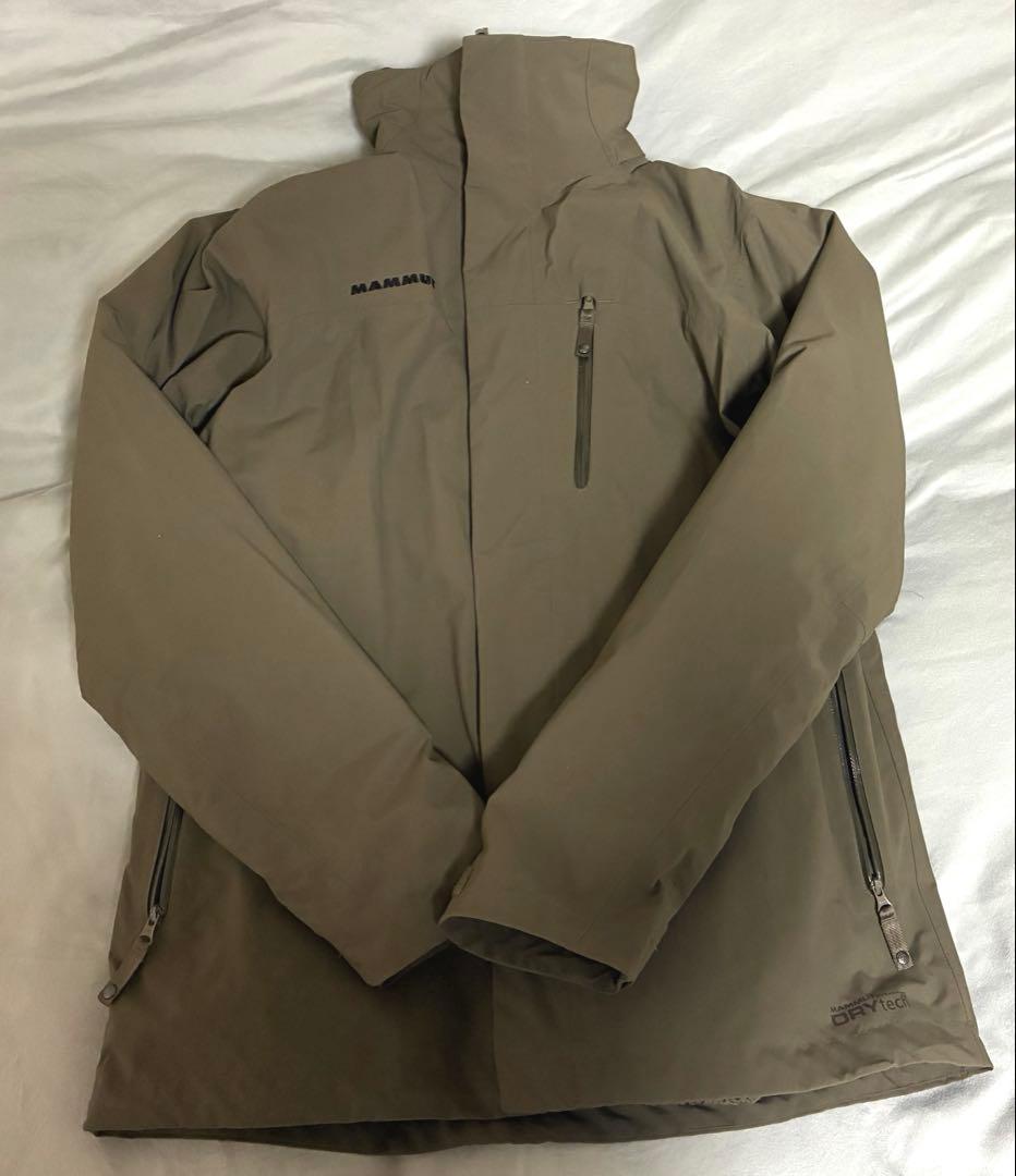 【値下げ】Mammut カーキ マウンテンパーカー