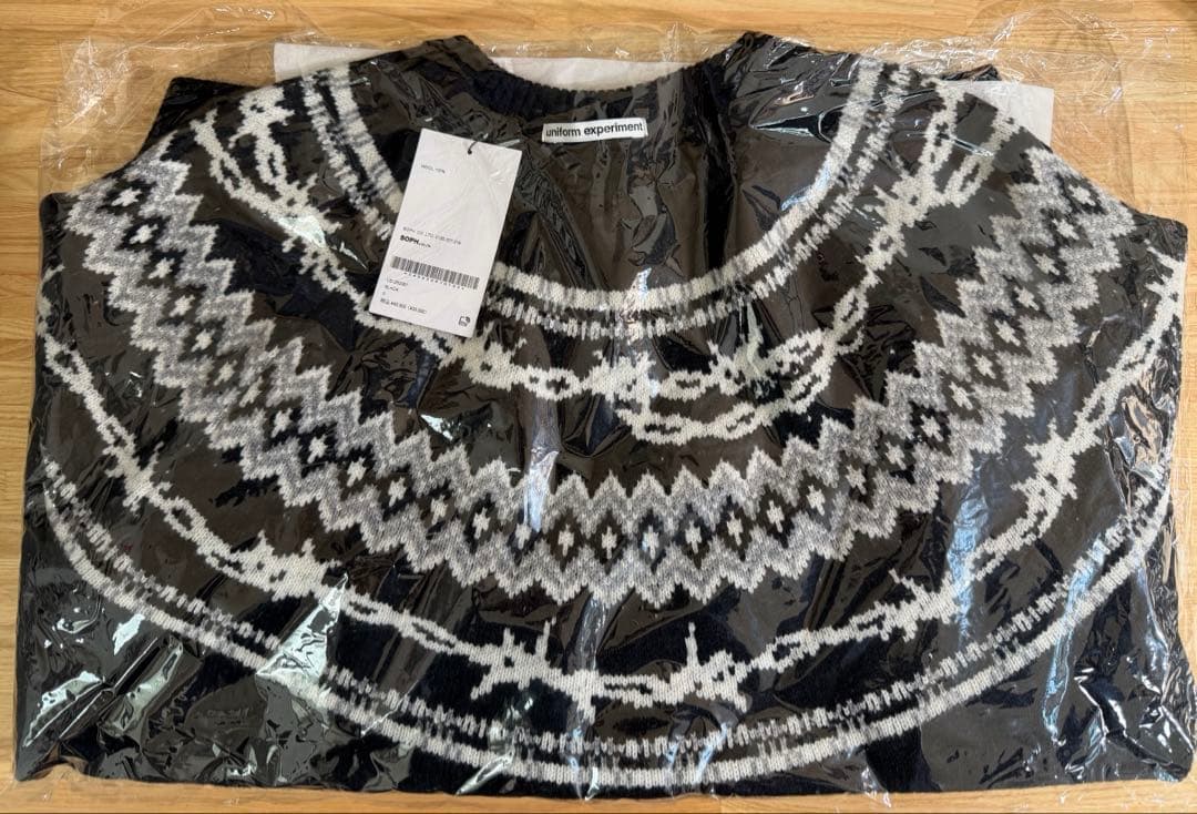 トップス uniform experiment 25AW NORDIC SWEATER