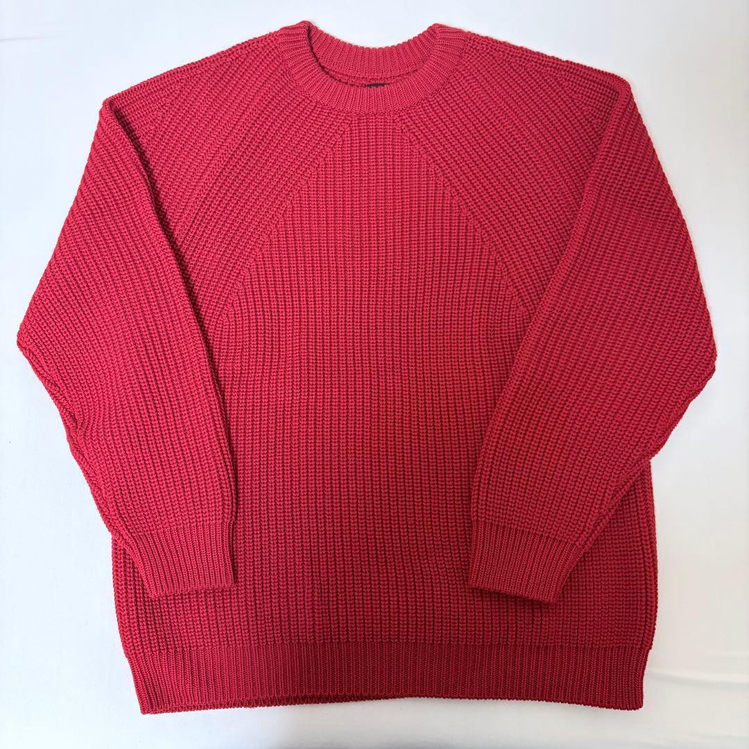 トップス BATONER SIGNATURE CREW NECK / RED