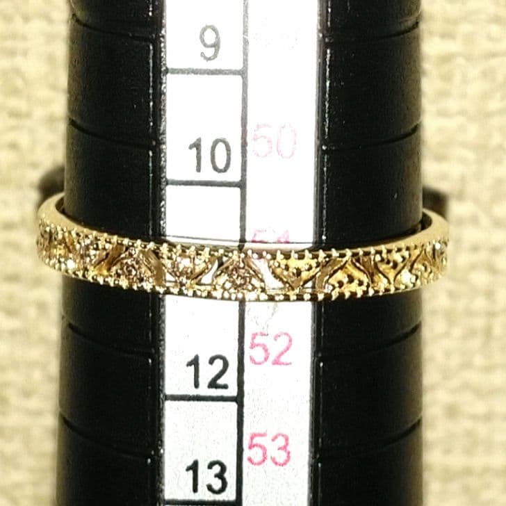 agate k10 ダイヤモンドリング　11号