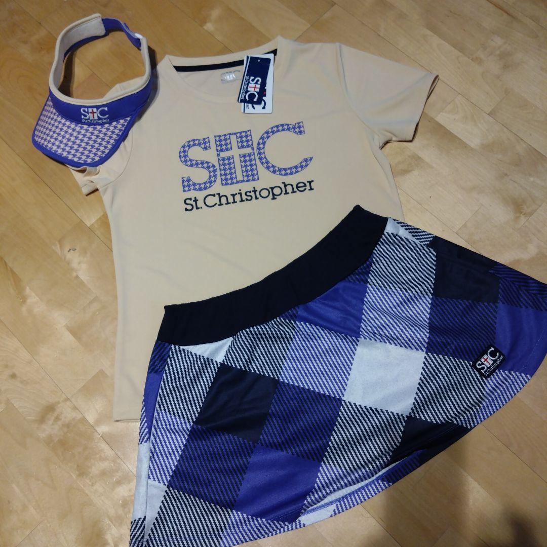 2/1限定！！st. Christopherウエア上下 ➕️バイザー　未使用含