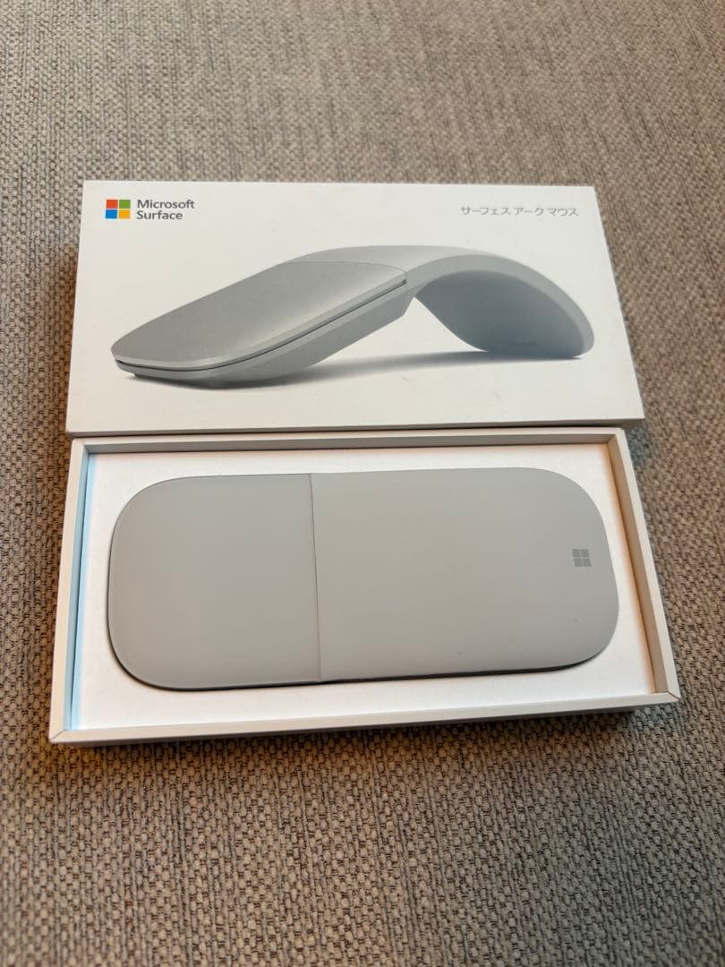 Microsoft Surface Mouse グレー 箱入り　アーク　マウス