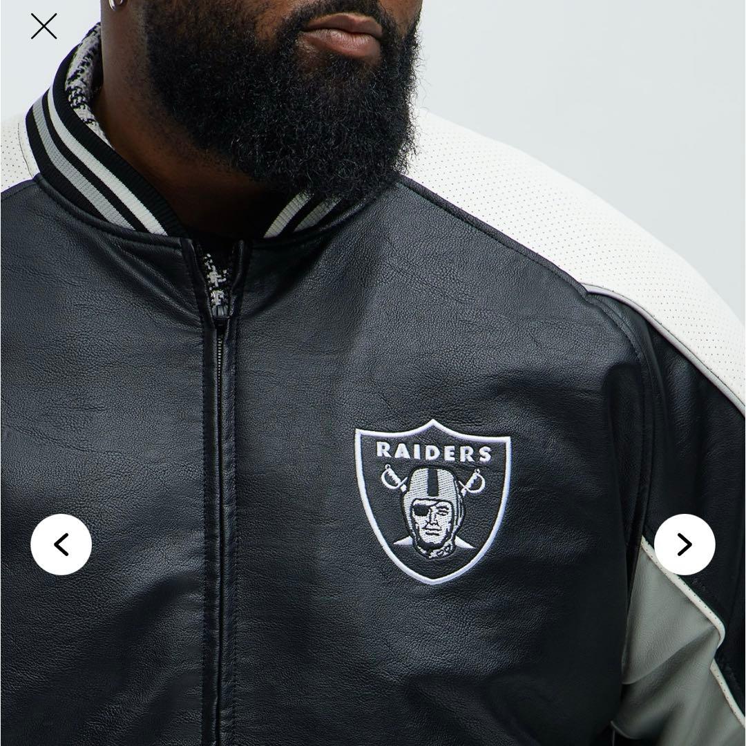 アメリカ直輸入、新品未使用大人気レイダース　レザージャケット　USサイズのXXL