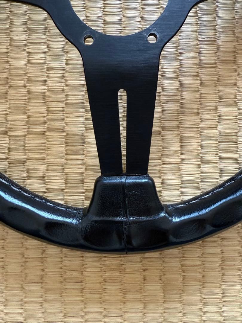 ナルディ 正規品 33パイ クラシック ブラックレザー NARDI 当時物