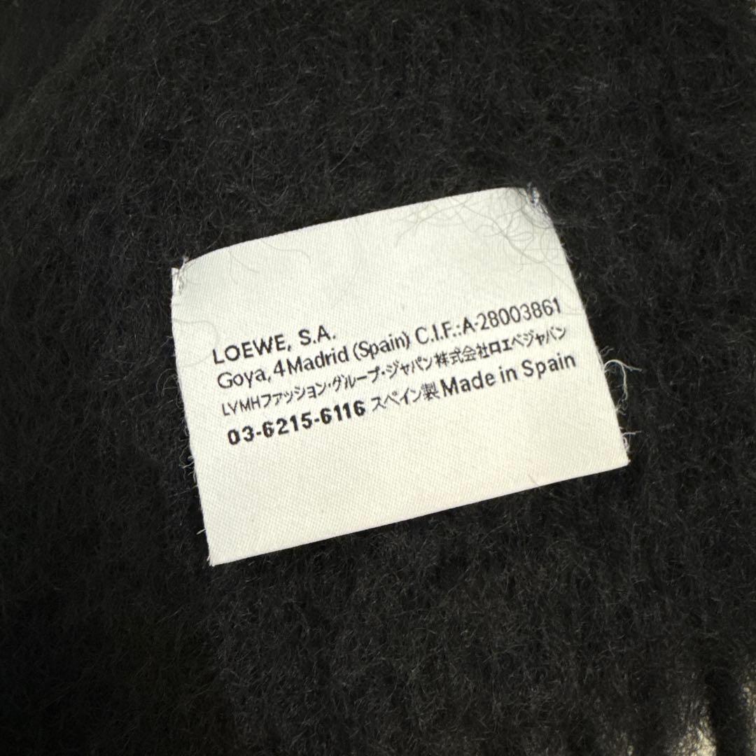 新品未使用　12月梅田阪急購入LOEWE ロエベ　アナグラム　マフラー ブラック