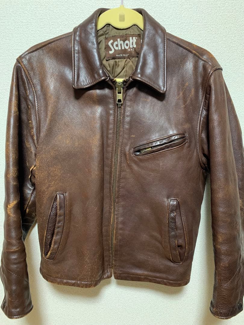 みなみ 　schott レザージャケット