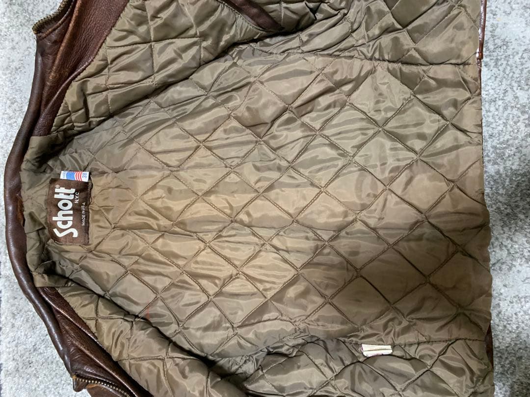 みなみ 　schott レザージャケット