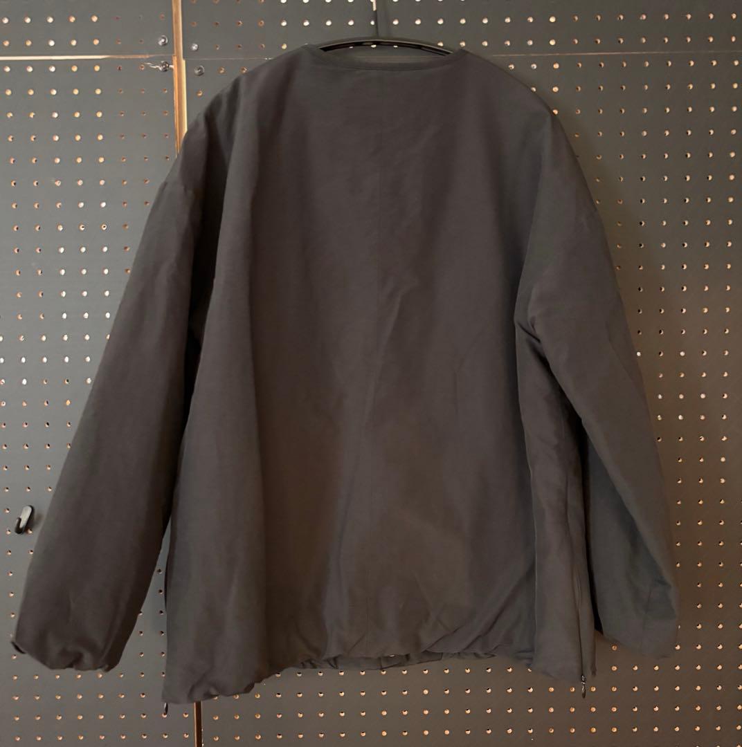 北欧暮らしの道具店　「ふんわり軽くてあったかい」洗えるショート丈コート　ブラック