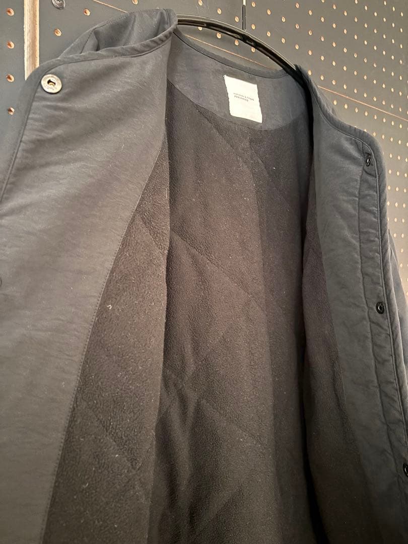 北欧暮らしの道具店　「ふんわり軽くてあったかい」洗えるショート丈コート　ブラック