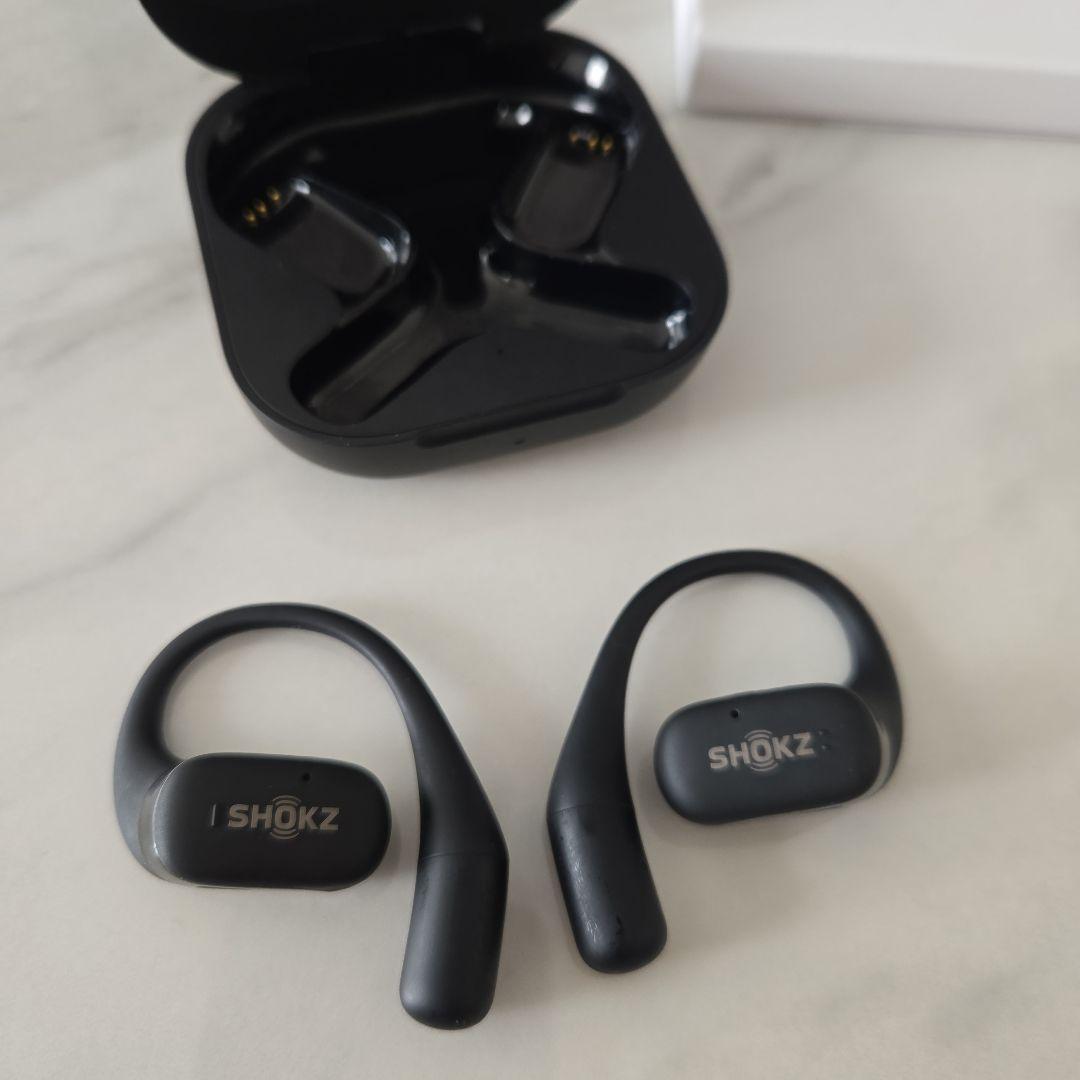 SHOKZ OPENFIT ワイヤレスイヤホン ブラック T910