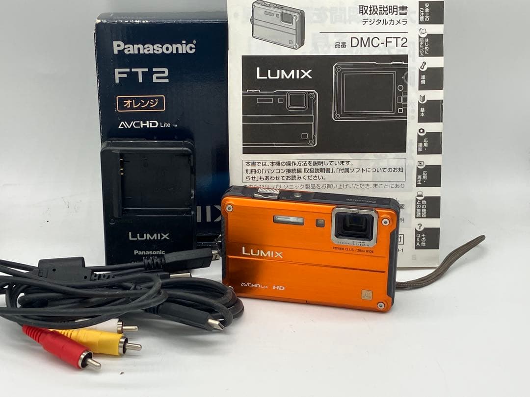 ★動作確認済★良品 Panasonic DMC-FT2 防水カメラ　#203