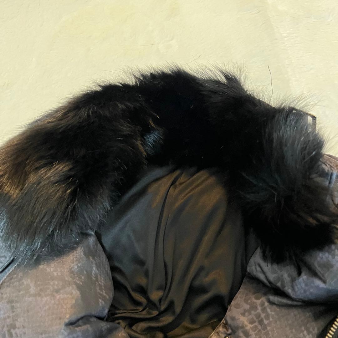 ダーマコレクション ダウンコート フォックスファー 大きいサイズ 【美品】