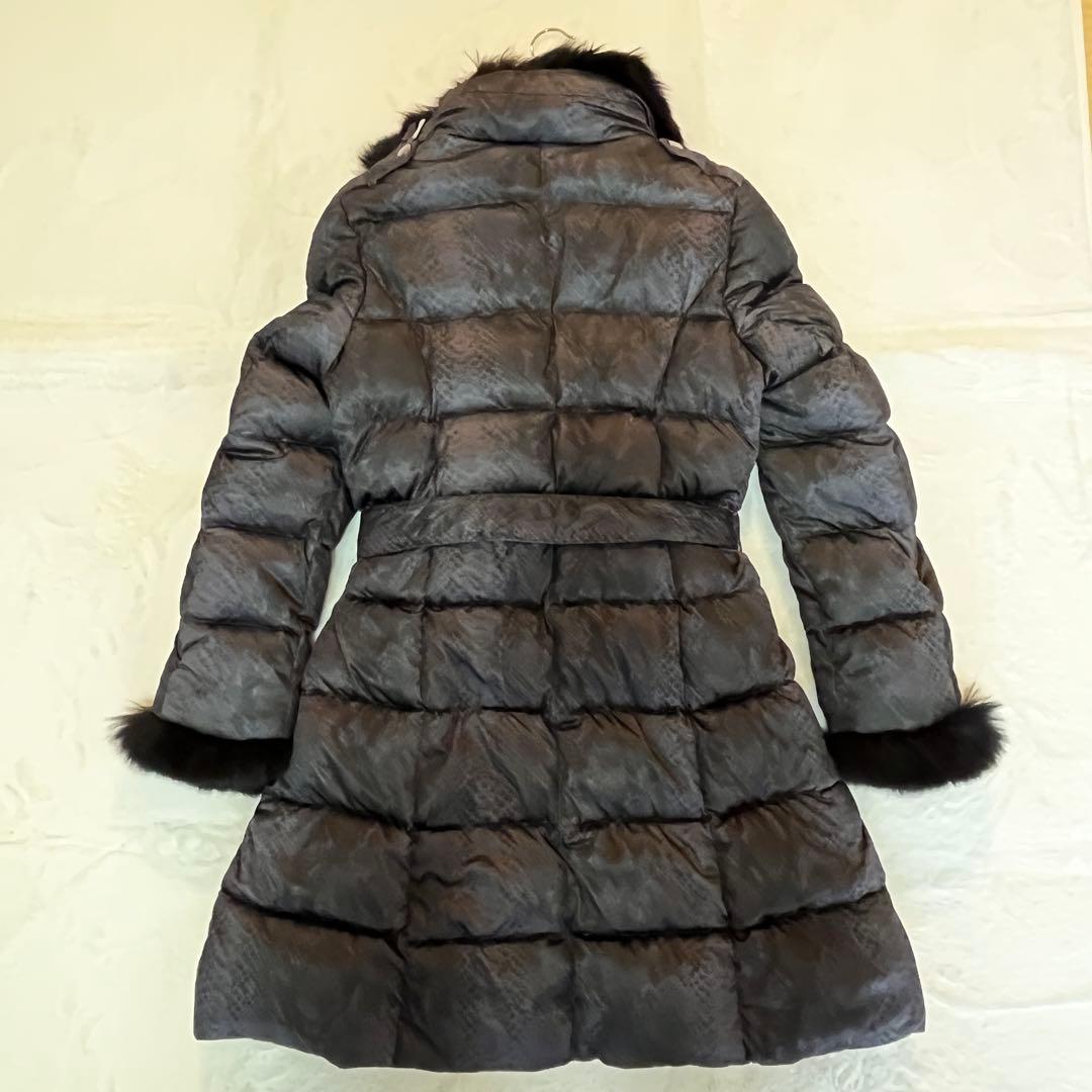 ダーマコレクション ダウンコート フォックスファー 大きいサイズ 【美品】