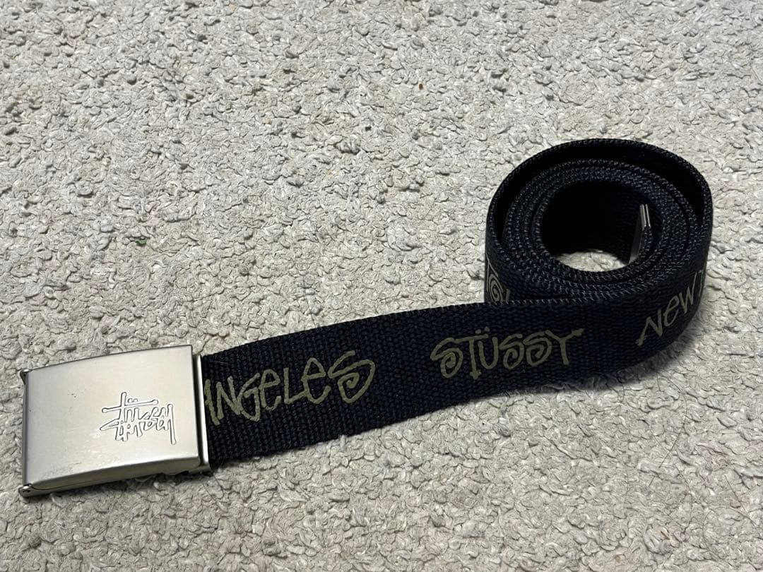 希少モデル ビンテージ OLD STUSSY ステューシー ベルト ガチャベルト