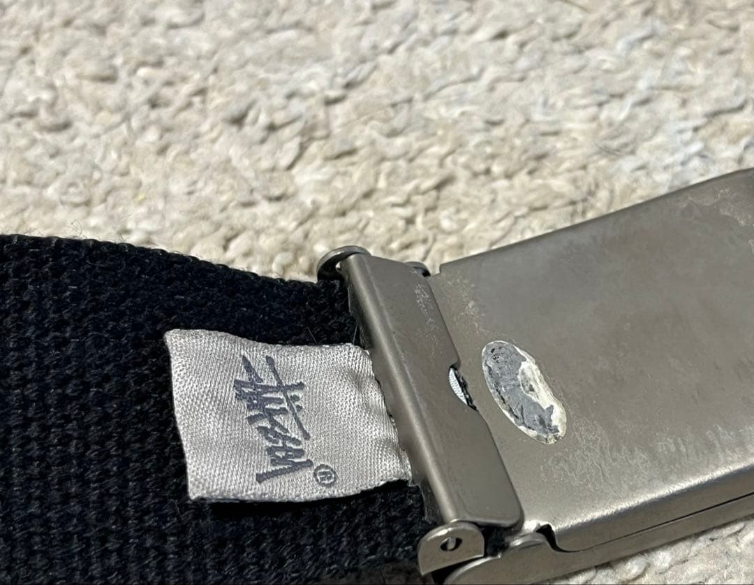 希少モデル ビンテージ OLD STUSSY ステューシー ベルト ガチャベルト