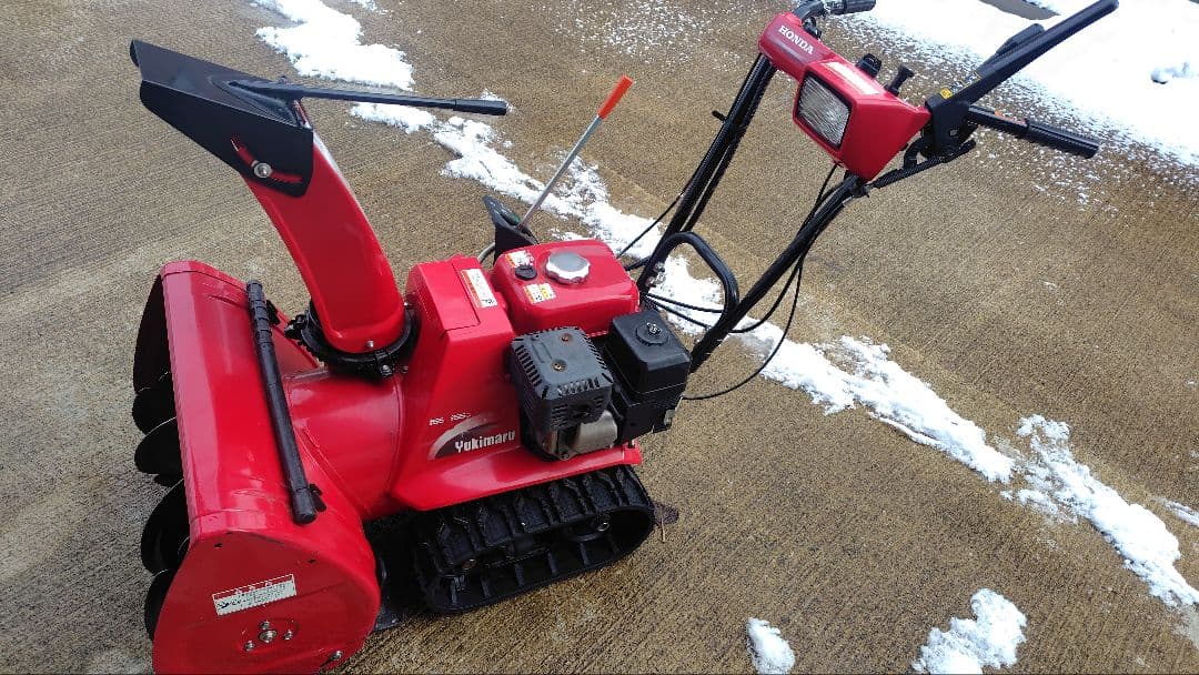 「引き取り限定」Honda 除雪機 赤 キャタピラ式