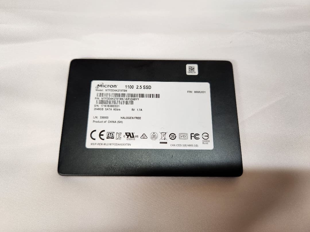 内蔵型SSD SSD Micron 1100 [2TB]