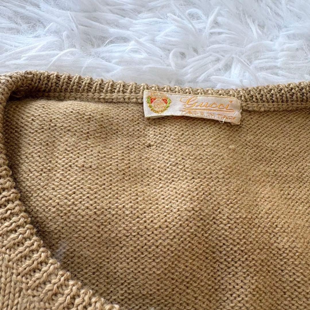 てぃん＊OLD GUCCI オールドグッチ ホースシュー ニット セーター