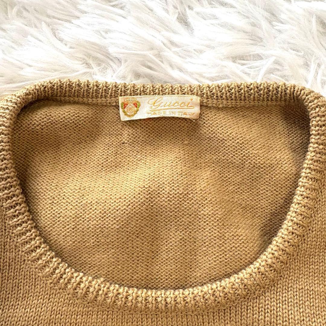 てぃん＊OLD GUCCI オールドグッチ ホースシュー ニット セーター
