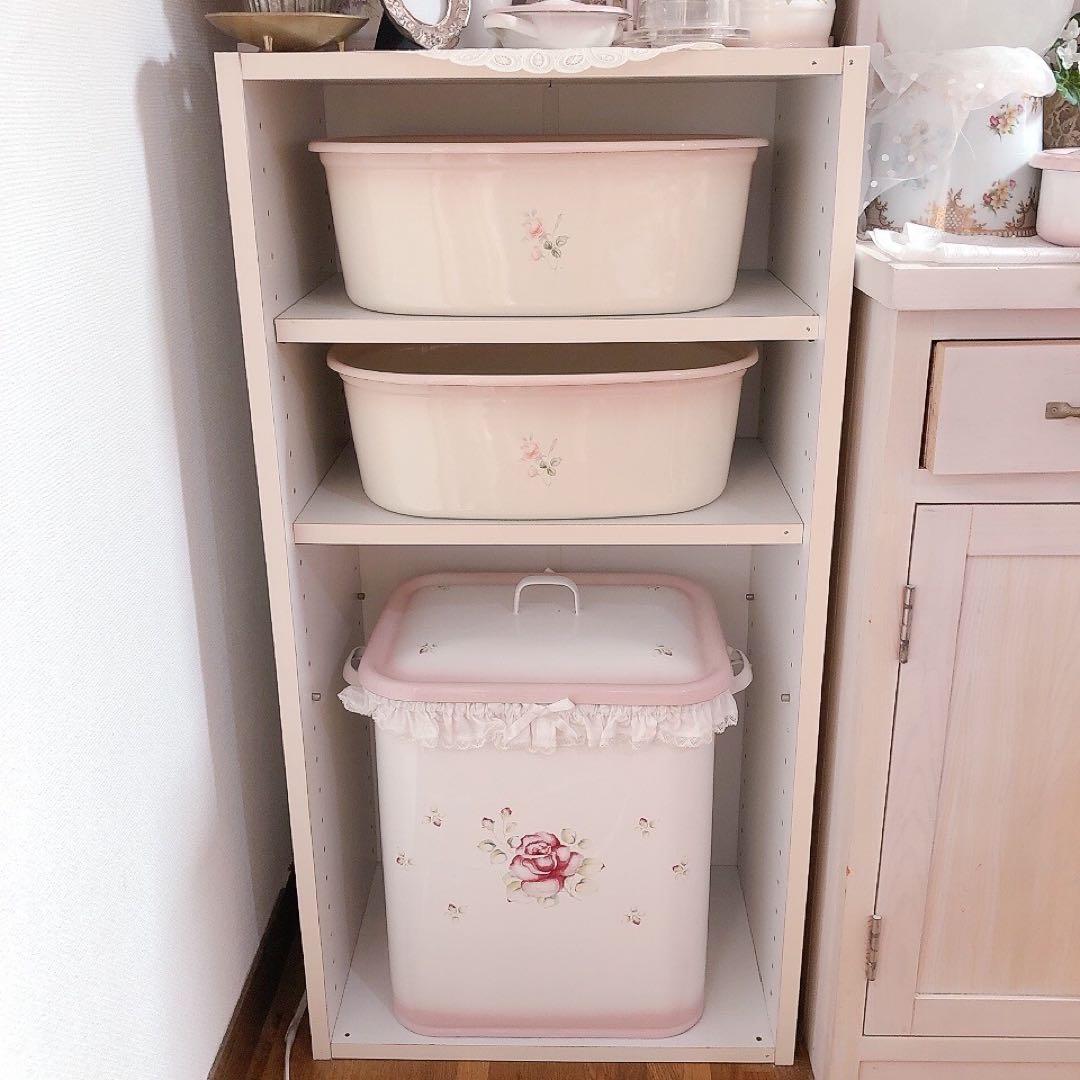 ① 箱付新品 琺瑯ウォッシュタブ プランドパリ 洗い桶/イマン imaneマニー