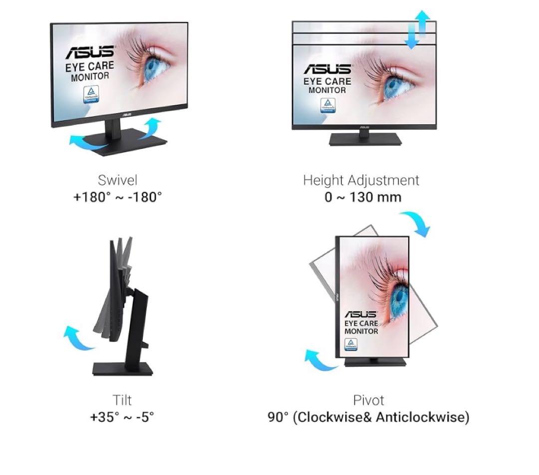 ASUS モニター Eye Care VA24EQSB 23.8インチ