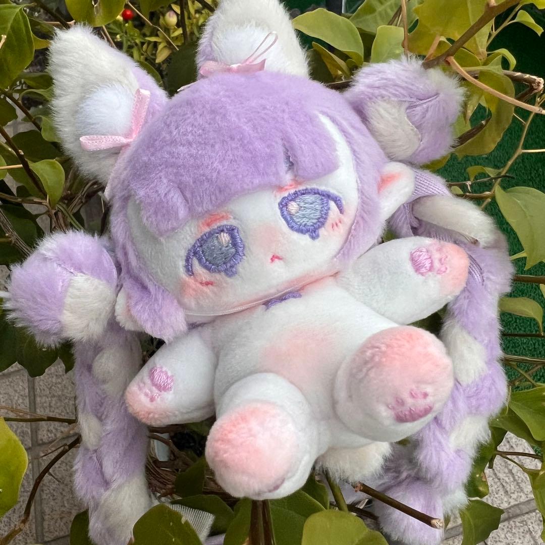 み*読様 自作ぬい ラベンダーミルクティーちゃん 無属性ぬいぐるみ