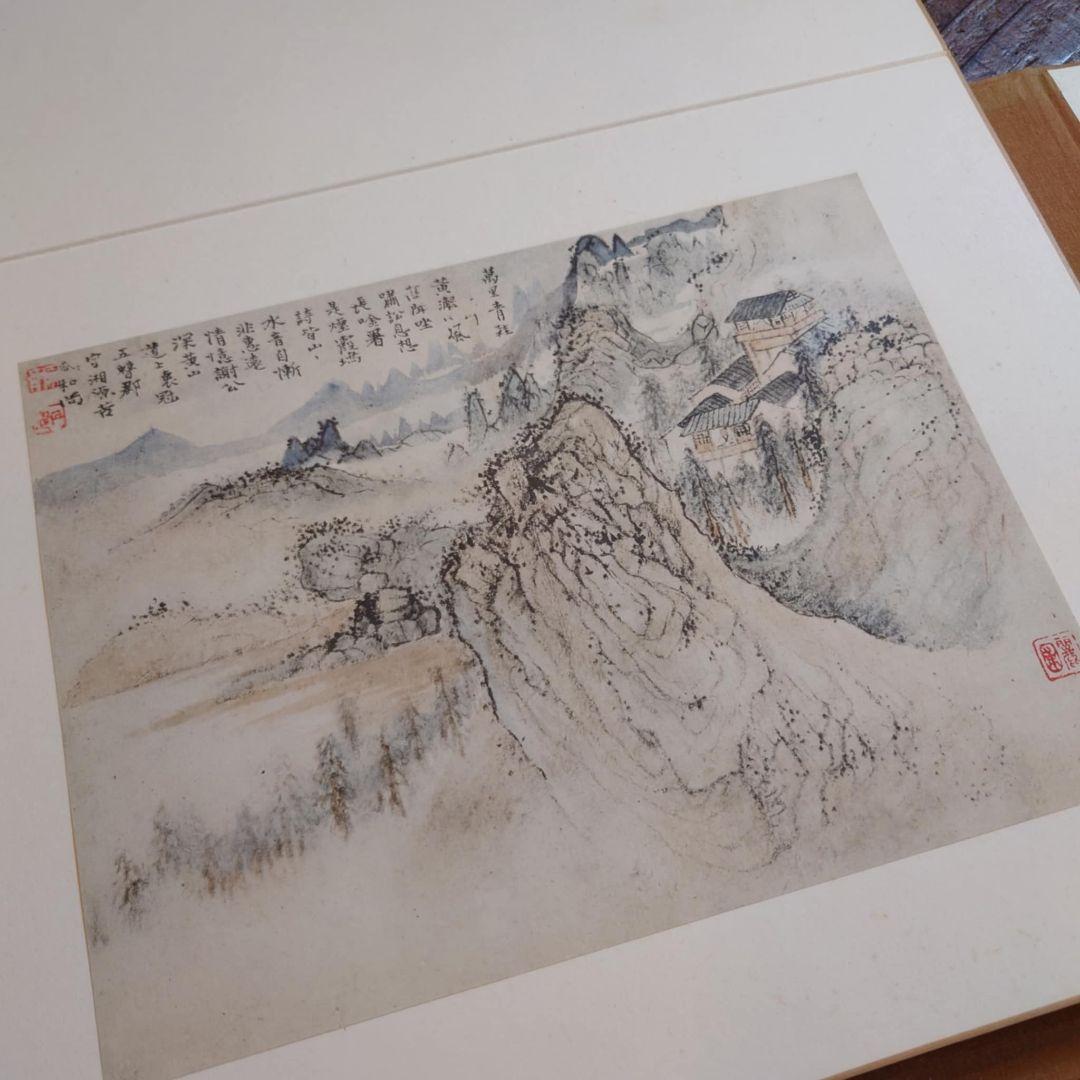 ️️⭕️期間限定大幅 お値下げ⭕ 石濤　黄山八勝画冊 中国画集 原寸大完全複製