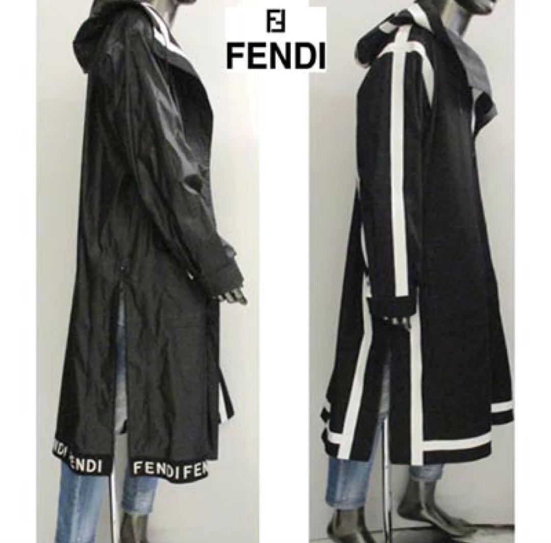 希少！！FENDI 46ストライプデザイン ナイロンジャケット