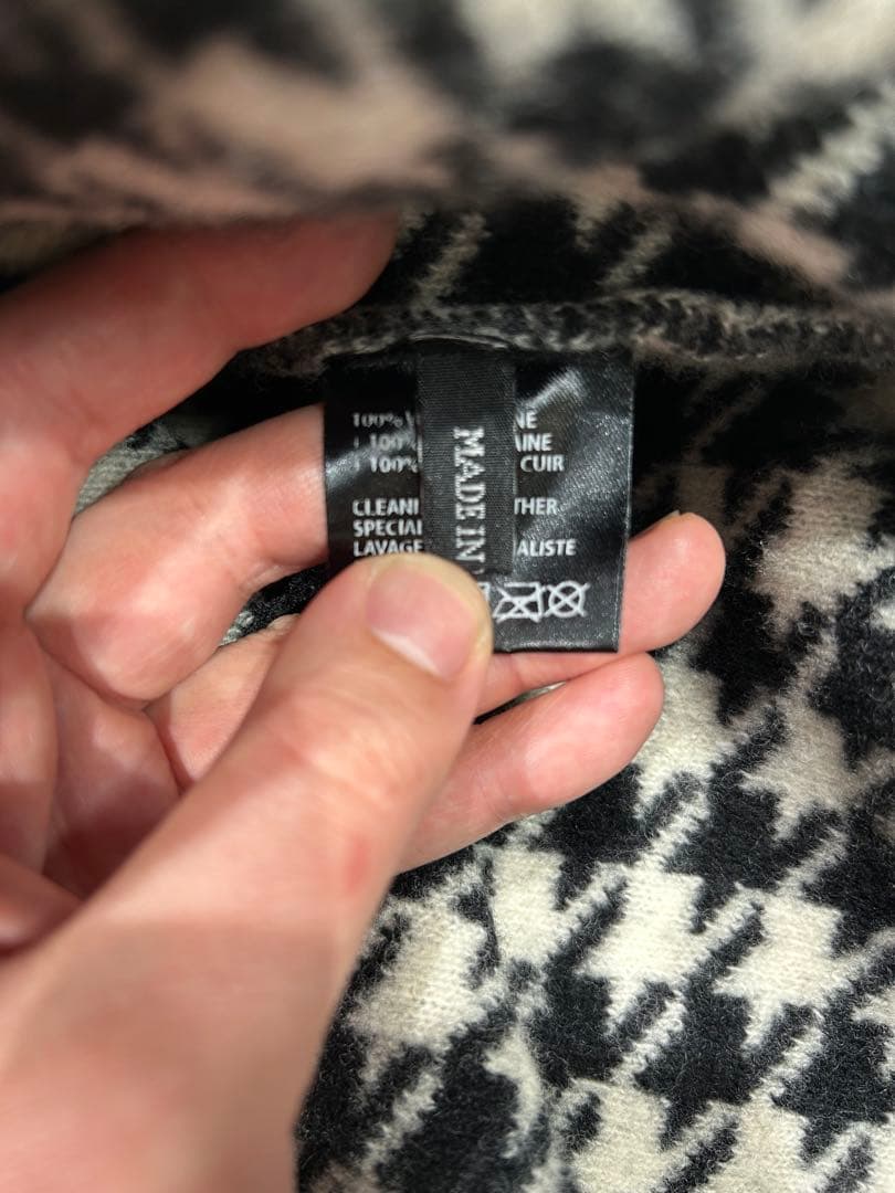 HAIDER ACKERMANN 千鳥格子柄 セーター