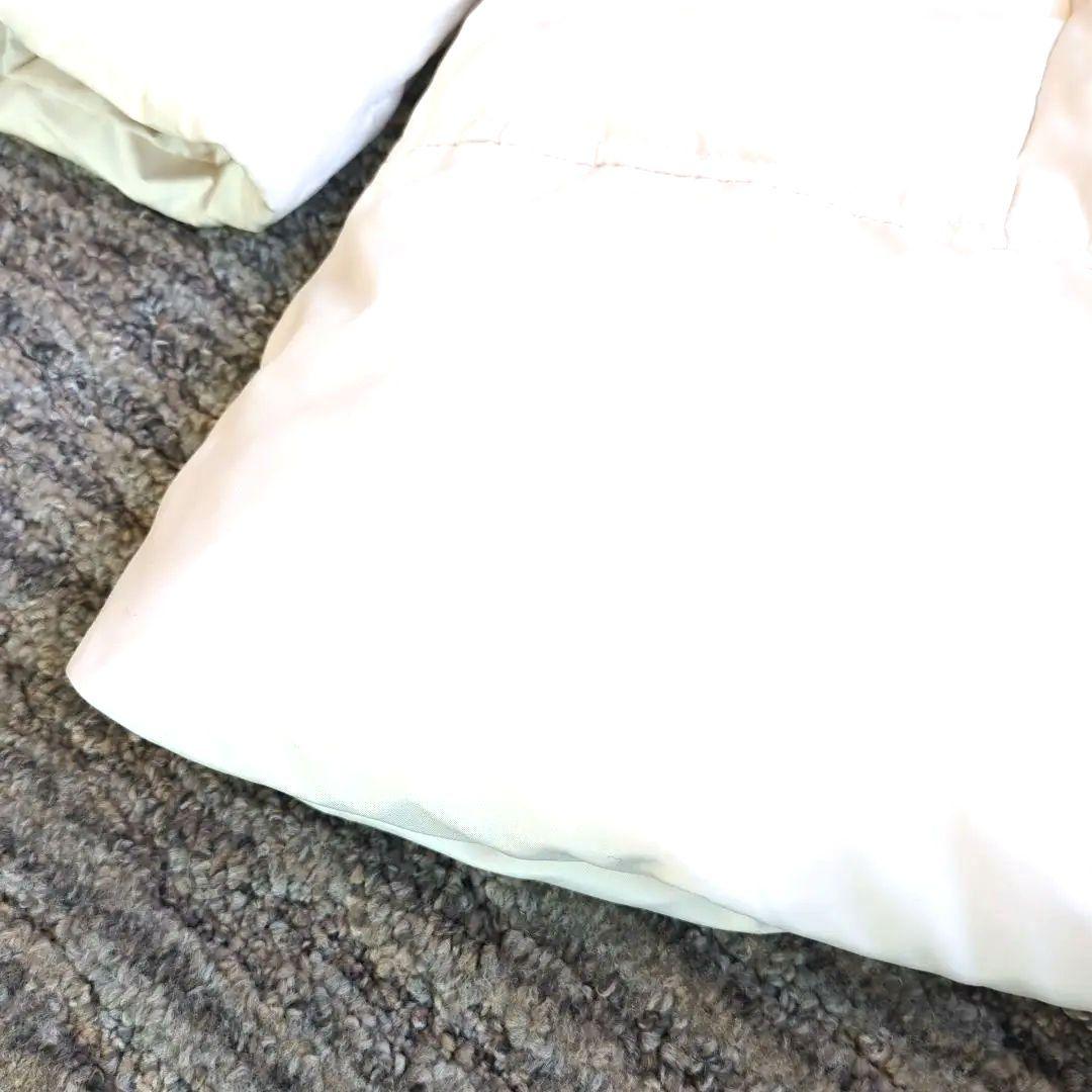 KETTY　女優襟　ダウンコート　ラグジュアリー　ホワイト　ウエストリボン　М