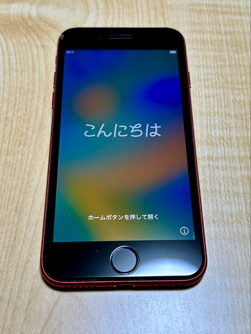 美品 iPhone SE (第3世代) 64GB レッド SIMフリー