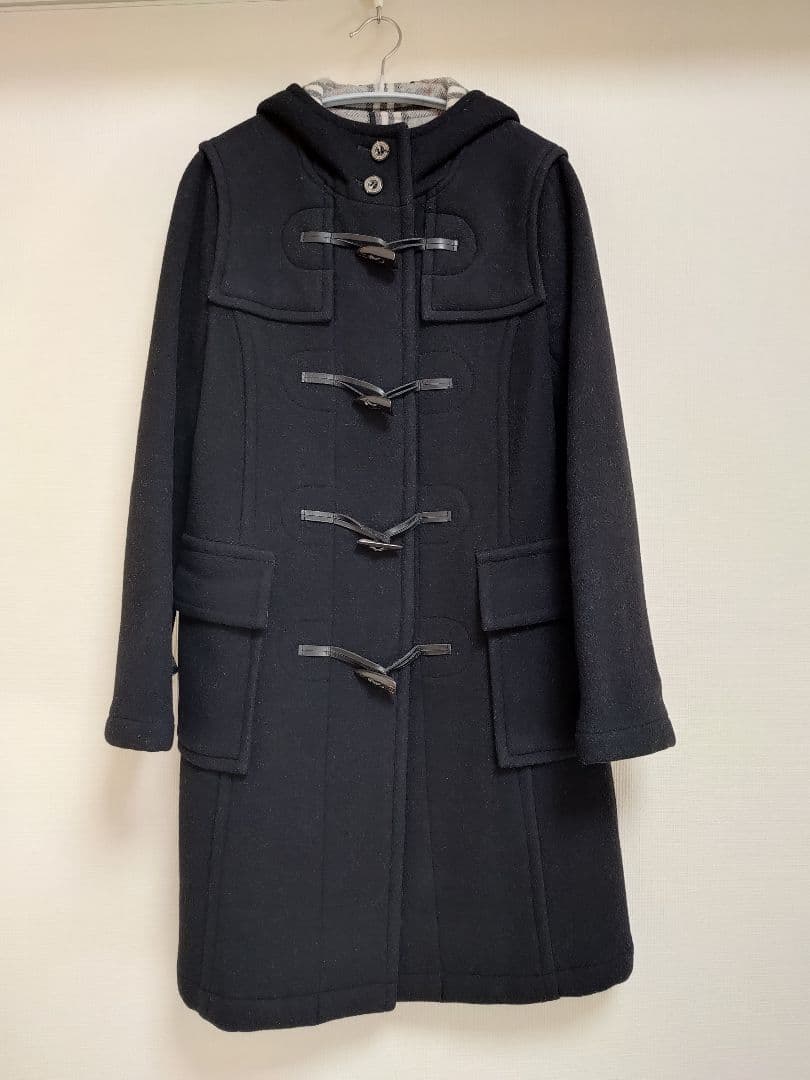 【ジャック】バーバリーブルーレーベル ダッフルコート　ノバチェック