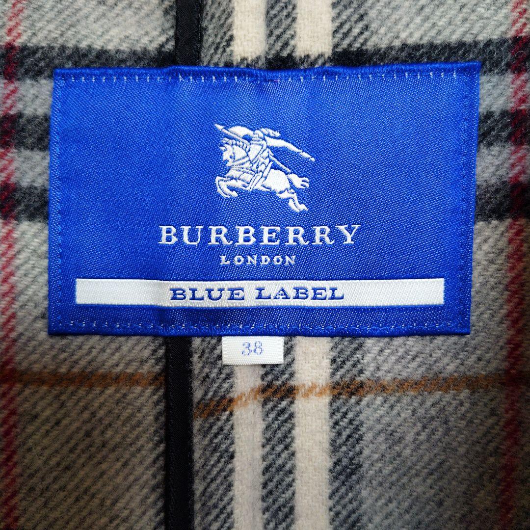 【ジャック】バーバリーブルーレーベル ダッフルコート　ノバチェック