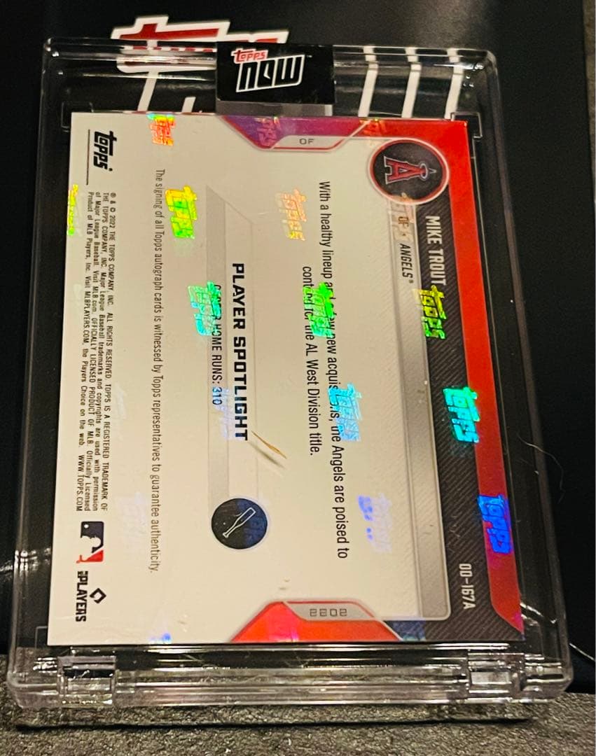 Mike Trout 直筆サイン　マイクトラウト auto /99 topps