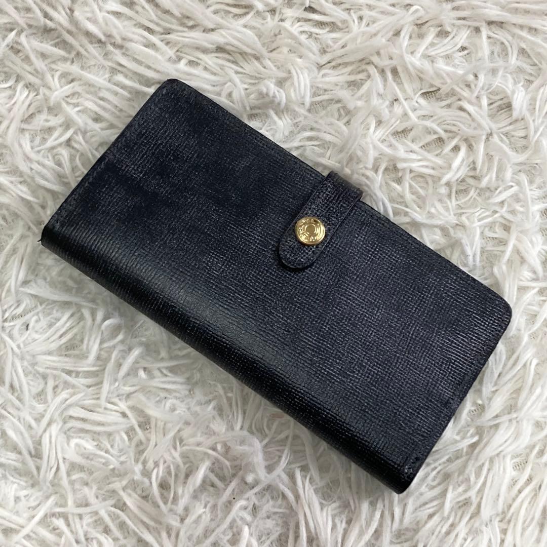 《良品》GLEN 長財布 ブラック レザー 本革 イギリス シボ