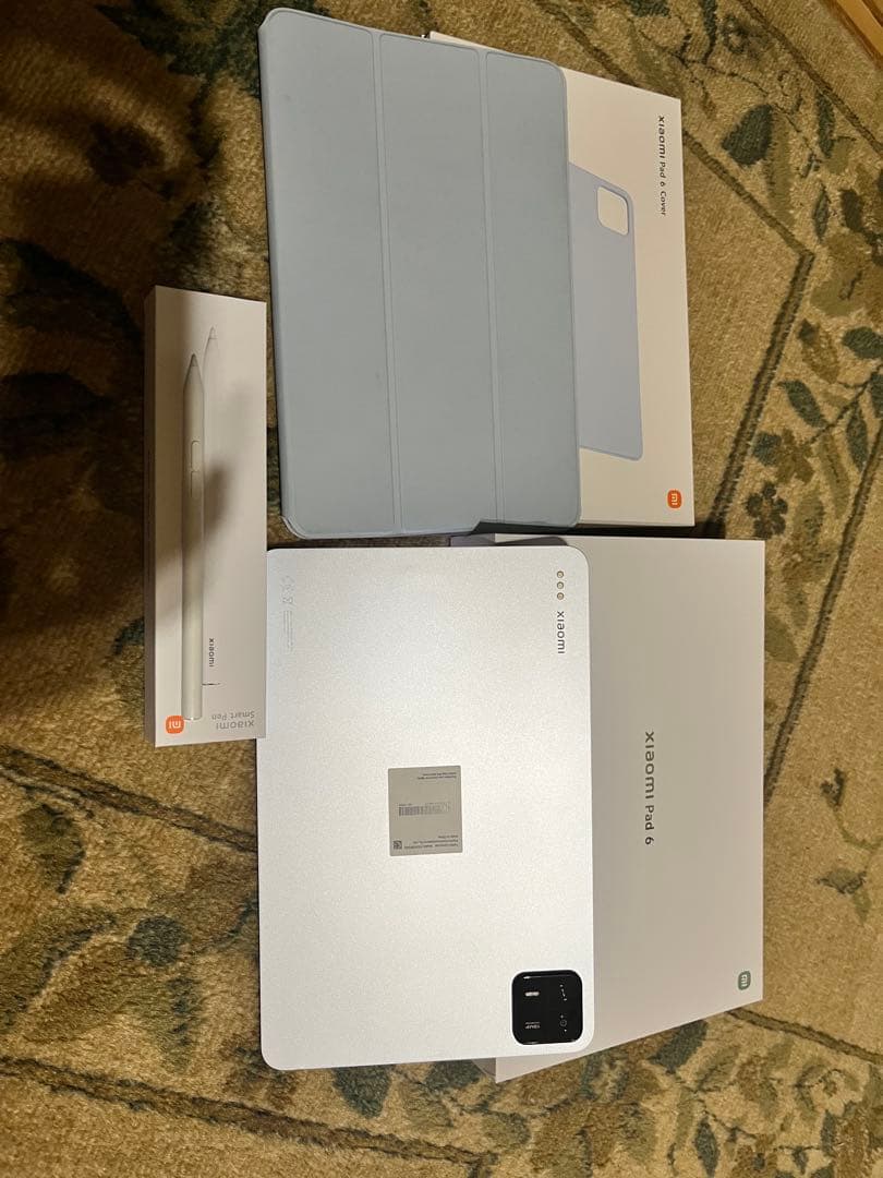 Xiaomi Pad 6 シルバー スタイラスペン付き