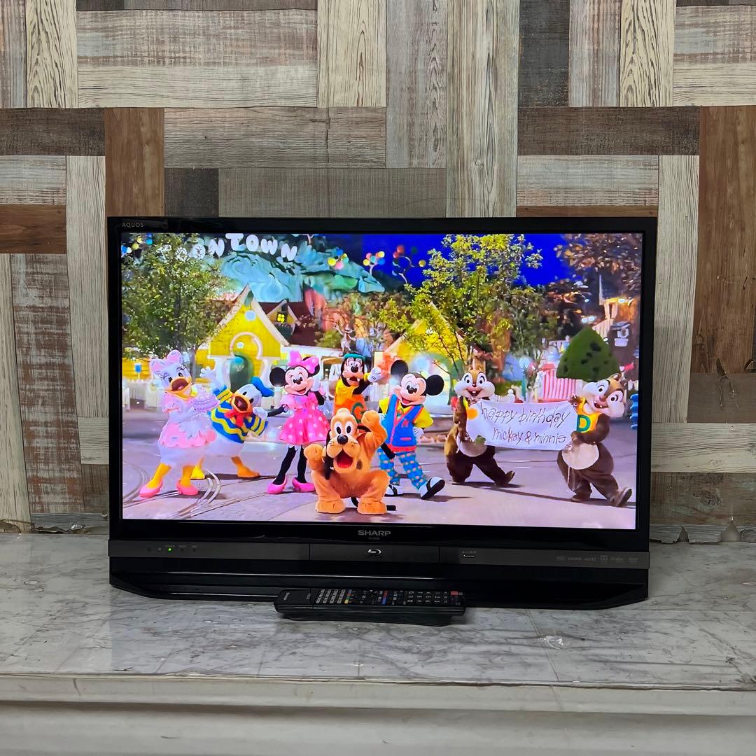 即日受渡❣️全国送料込シャープ ブルーレイ・HDD搭載32型TV録画ダビング機能